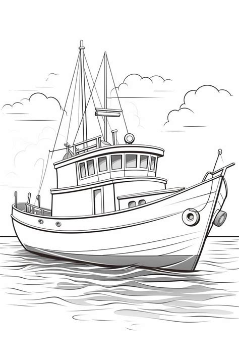 Pin By Welderhbeckett On Stencil Art In Coloring Pages Boat