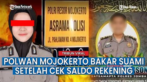 Polwan Di Mojokerto Tak Bisa Tahan Emosi Gegara Uang Rp Juta Bakar