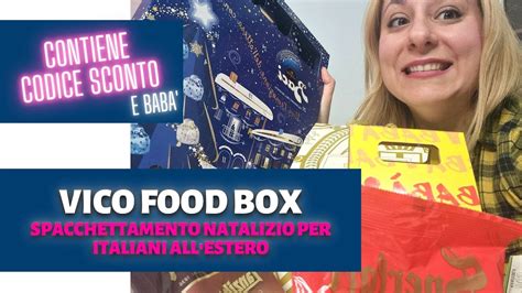 Come Spedire Pacchi Alimentari All Estero Ma Con VICO FOOD BOX Codice