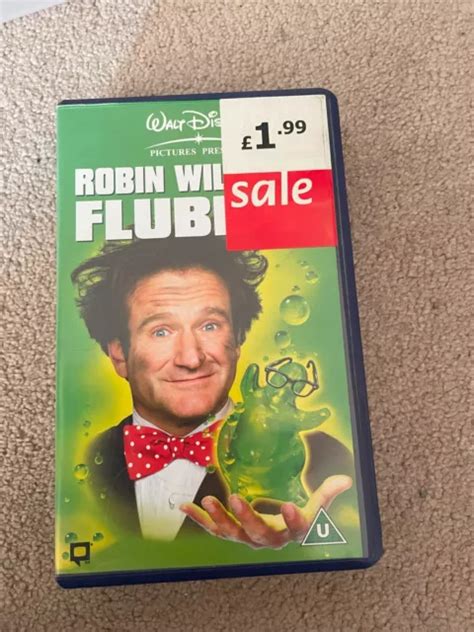 Flubber Disney Robin Williams Vhs Video Tape Picclick Uk