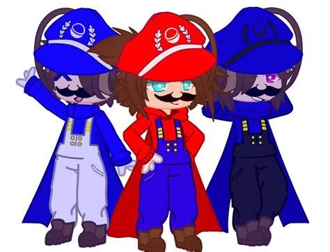 Smg4 Smg3 And Mario Designs In Gacha Smg4 Amino