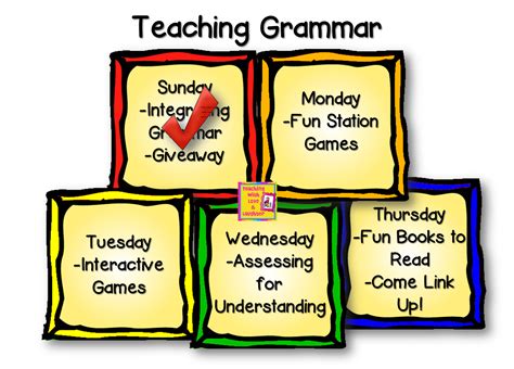 Teaching With Love and Laughter: Teaching Grammar Part 2...Fun Grammar ...