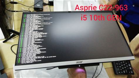 All In One Acer Asprire C22 963 I5 10th GEN Upgrade M 2 SSD Unboxing