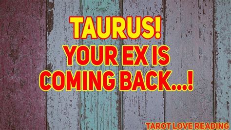 Taurus Tarot LOVE Reading September 2021 Your Ex Is Coming Back