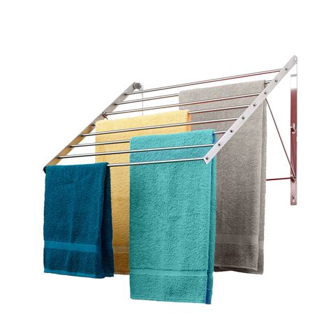 Rebrilliant Stainless Steel Wall Mounted Drying Rack And Reviews Wayfair