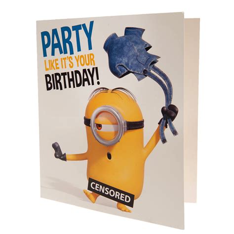 Minions Birthday Card Party | Taylors Merchandise