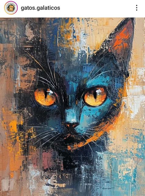 Pin By Shannon Shreeve On A Cats Black In Cat Painting Cat