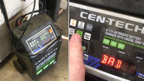 Using Cen Tech A A A A V Automatic Battery Charger With