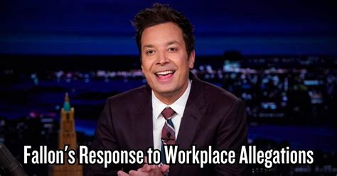 Jimmy Fallon S Emotional Response Amid ‘toxic’ Workplace Allegations The East County Gazette