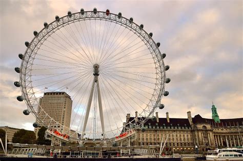 Millennium Wheel London Eye London UK Editorial Photography Image