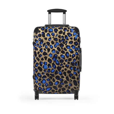 Leopard Print Suitcase Stylish Travel Essential