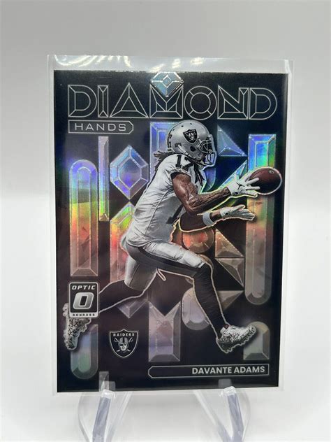 Panini Donruss Optic Davante Adams Diamond Hands Silver Prizm Dh