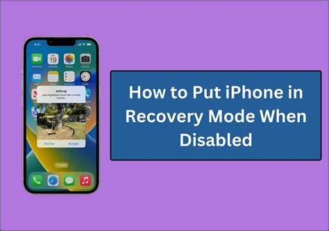 How To Put IPhone In Recovery Mode When Disabled Answered