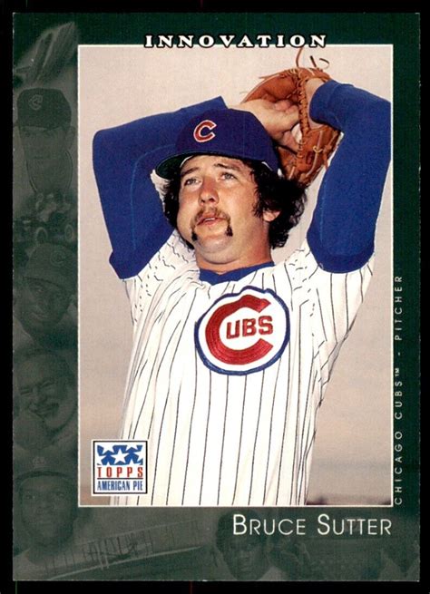 Topps American Pie Bruce Sutter Chicago Cubs Ebay