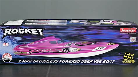 Joysway ROCKET V2 RC Boat Deep V Hull Brushless Electric RTR Self