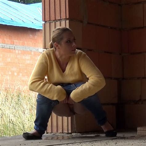 Blonde Teen Pisses On Building To Relieve Pee XHamster