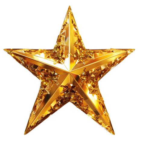 Gold star icon 47101425 PNG