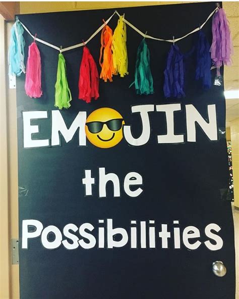 Emoji Classroom Door To Go With An Emoji Themed Classroom Teacher