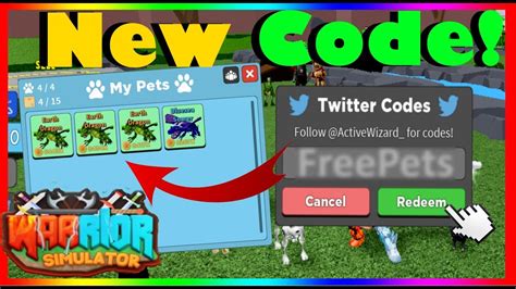 💥 Warrior Simulator 💥 All New Code 2021 Roblox Youtube