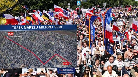 Warszawa Marsz Miliona Serc Trasa Utrudnienia Jak dojechać Gdzie