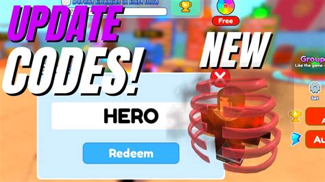 NEW UPDATE HERO CODES UPD 4 Clicker Fighting Simulator ROBLOX