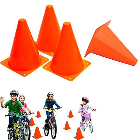 7 Inch Plastic Traffic Cones 12 Pack Of 7” Multipurpose Construction