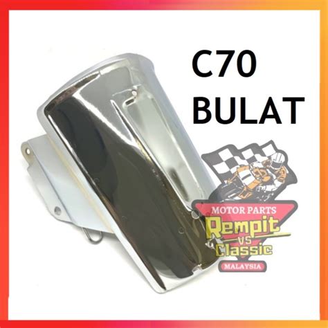 REMPIT C70 Honda Bulat Horn Cover Chrome Shopee Malaysia