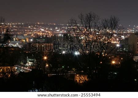 Birmingham Al Skyline At Night Stock Photo 25553494 : Shutterstock