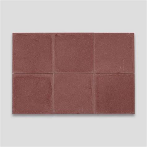 Burgundy Encaustic Cement Tile Otto Tiles And Design