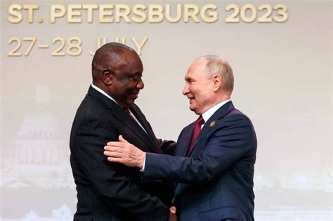 Vladimir Putin Congratulates His South African Counterpart Cyril