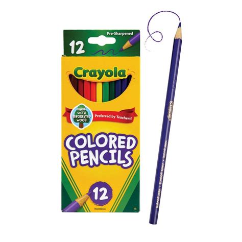 Crayola® 12 Pack Eco Friendly Bright Colored Pencils