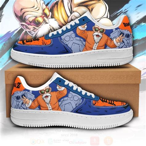 Hot Master Roshi Custom Dragon Ball Anime Naf Nike Air Force Shoes Boxbox Branding Luxury T