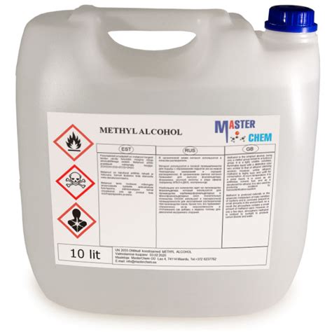 Methyl alcohol (methanol) - Masterchem.ee