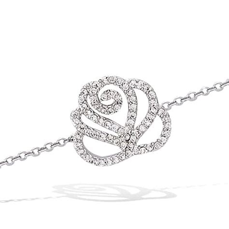 Bracelet Argent Fleur Kebijoox Bijouterie En Ligne Bijoux Femme