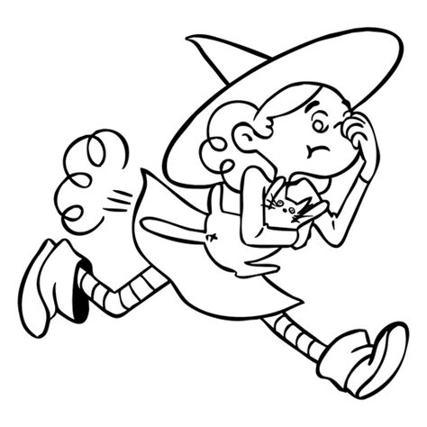 Running Farting Witch Png And Svg Design For T Shirts