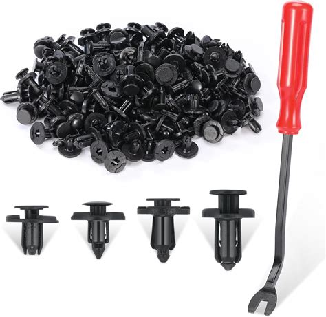 Sancagy 120 Pcs Bumper Clips Push Type Car Clips Plastic Rivets Retainer Clips