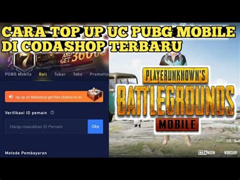 Cara Top Up Uc Pubg Mobile Di Codashop Terbaru 2022 YouTube