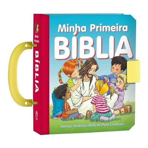 Bíblia Infantil Minha Primeira Biblia Ilustrada Para Criança Shopee