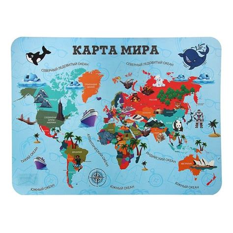 Накладка на стол пластиковая А3, Обучающая, 430 х 320 мм, 400 мкм, НПД ...