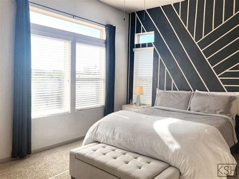 How To Paint The Perfect Striped Accent Wall Kayla Simone Home