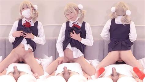 Ui Shigure Blowjob Cute Ladyboy Cosplayer Crossdresser Tgirl Trans Hentai Cosplay 12 Shemale