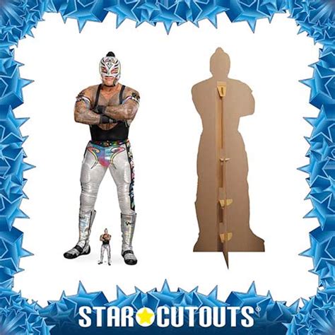 Rey Mysterio Silver Wwe Lifesize Cardboard Cutout 173cm Partyrama