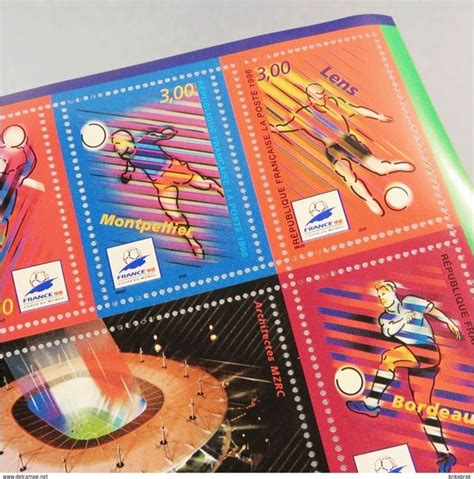 Carnet Timbres Coupe Du Monde Football Sport Football