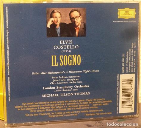 Elvis Costello Il Sogno Comprar Cds De M Sica Cl Sica Pera