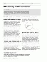 Geometry and Measurement I - TeacherVision