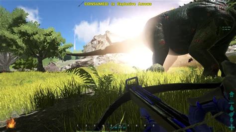 ARK Survival Evolved Explosive Arrows On This Server YouTube