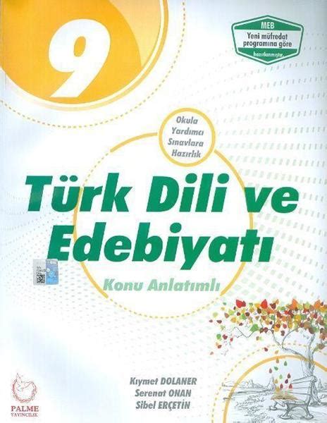 9 Sınıf Türk Dili ve Edebiyatı Konu Kitabı Palme Yayınevi Dijital