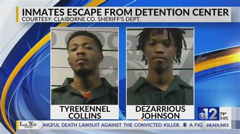 Two inmates escape from Mississippi detention center