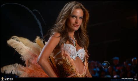Naked Alessandra Ambrosio In The Victorias Secret Fashion Show