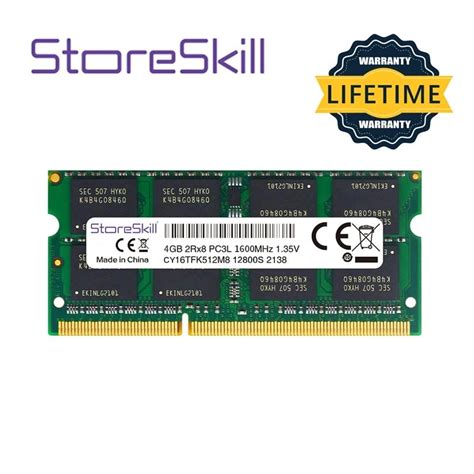 Storeskill Sodimm Memory Ddr L Gb Gb Gb For